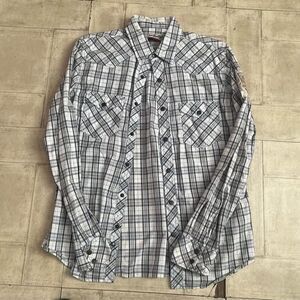 Rare Vintage brand men's plaid shirt medium